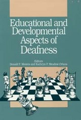 front cover of Educational and Developmental Aspects of Deafness