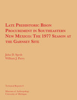 front cover of Late Prehistoric Bison Procurement in Southeastern New Mexico