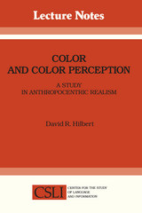 front cover of Color and Color Perception
