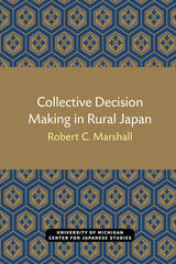 front cover of Collective Decision Making in Rural Japan
