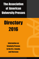 front cover of Association of American University Presses Directory 2016