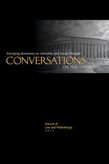 front cover of Conversations on Philanthropy, Volume IX