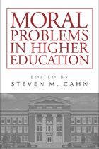 front cover of Moral Problems in Higher Education