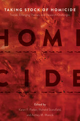 front cover of Taking Stock of Homicide