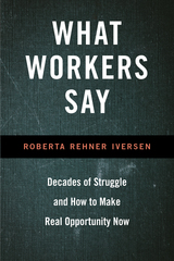 front cover of What Workers Say