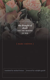 front cover of The Thought of Death and the Memory of War