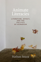 front cover of Animate Literacies