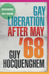front cover of Gay Liberation after May '68