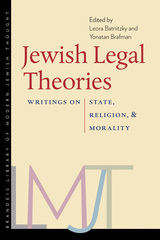 front cover of Jewish Legal Theories