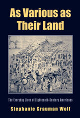 front cover of As Various as Their Land