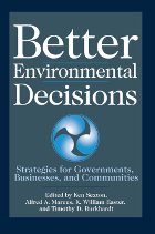 front cover of Better Environmental Decisions