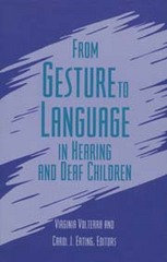 front cover of From Gesture to Language in Hearing and Deaf Children