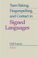 front cover of Turn-Taking, Fingerspelling, and Contact in Signed Languages
