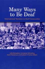 front cover of Many Ways to Be Deaf
