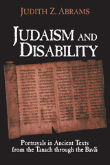 front cover of Judaism and Disability