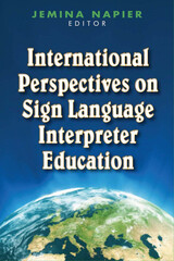 front cover of International Perspectives on Sign Language Interpreter Education