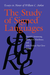 front cover of The Study of Signed Languages