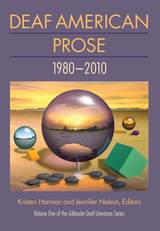 front cover of Deaf American Prose, 1980–2010