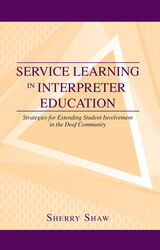 front cover of Service Learning in Interpreter Education