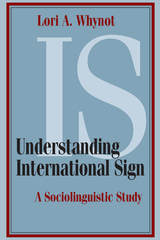 front cover of Understanding International Sign