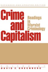 front cover of Crime And Capitalism