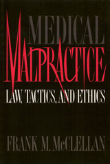front cover of Medical Malpractice