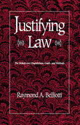 front cover of Justifying Law