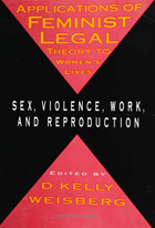 front cover of Applications Of Feminist Legal Theory