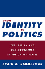 front cover of From Identity To Politics