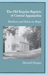 front cover of The Old Regular Baptists Of Central Appa