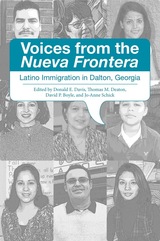 front cover of Voices from the Nueva Frontera