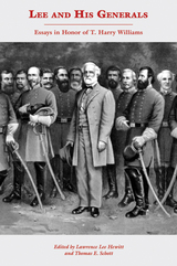 front cover of Lee and His Generals