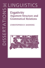 front cover of Ergativity