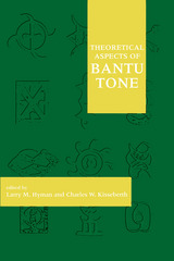 front cover of The Theoretical Aspects of Bantu Tone