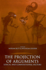 front cover of The Projection of Arguments