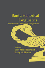 front cover of Bantu Historical Linguistics
