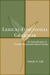front cover of Lexical-Functional Grammar