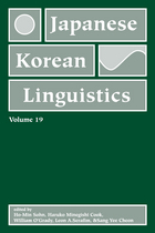 front cover of Japanese/Korean Linguistics, Volume 19