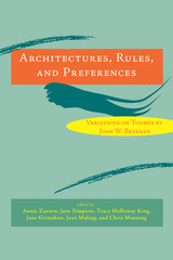 front cover of Architectures, Rules, and Preferences