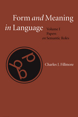 front cover of Form and Meaning in Language