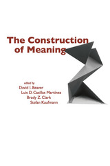 front cover of The Construction of Meaning