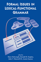 front cover of Formal Issues in Lexical-Functional Grammar