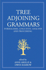 front cover of Tree Adjoining Grammars
