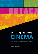 front cover of Writing National Cinema