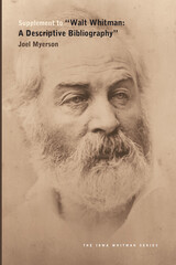 front cover of Supplement to “Walt Whitman