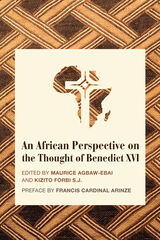 front cover of An African Perspective on the Thought of Benedict XVI