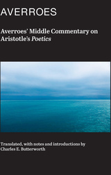 front cover of Averroes' Middle Commentary on Aristotle's Poetics