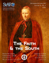 front cover of St. Austin Review, The Faith & The South, September/October 2017, Vol. 17, No. 5
