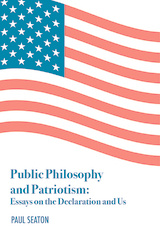 front cover of Public Philosophy and Patriotism
