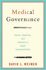front cover of Medical Governance